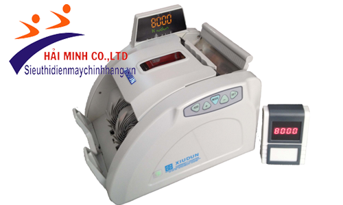 Máy đếm tiền chính hãng, kiểu dáng hiện đại